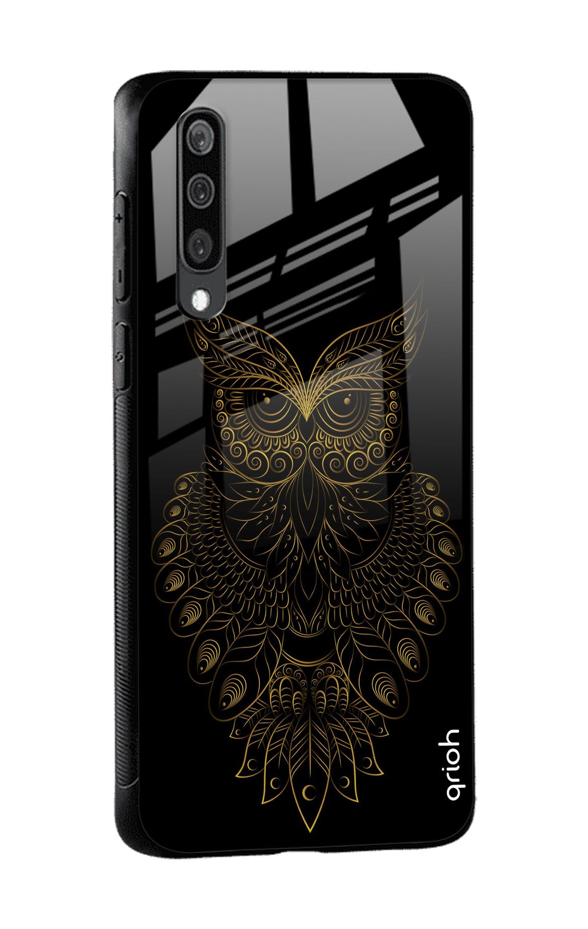 Golden Owl Glass Case for Samsung Galaxy A50