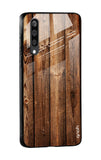 Timber Printed Glass case for Samsung Galaxy A50