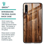 Timber Printed Glass case for Samsung Galaxy A50