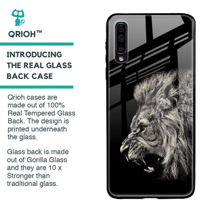Brave Lion Glass case for Samsung Galaxy A50