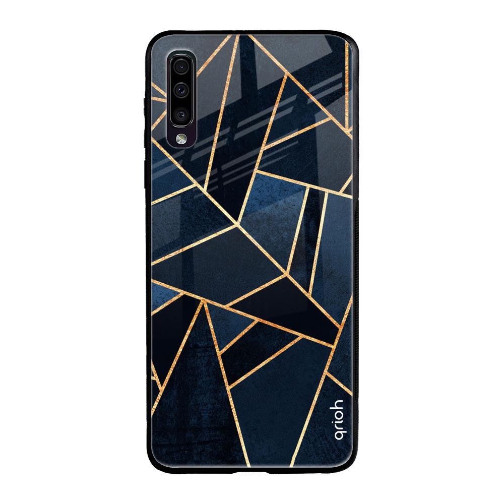Abstract Tiles Samsung Galaxy A50 Glass Cases & Covers Online