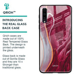 Crimson Ruby Glass Case for Samsung Galaxy A50