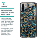 Peacock Feathers Glass case for Samsung Galaxy A50