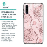 Shimmer Roses Glass case for Samsung Galaxy A50