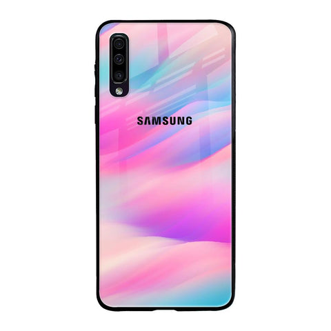 Colorful Waves Samsung Galaxy A50 Glass Cases & Covers Online