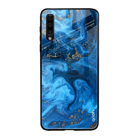 Gold Sprinkle Samsung Galaxy A50 Glass Cases & Covers Online