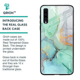 Green Marble Glass case for Samsung Galaxy A50