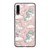 Balloon Unicorn Samsung Galaxy A50 Glass Cases & Covers Online