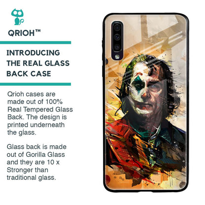 Psycho Villain Glass Case for Samsung Galaxy A50