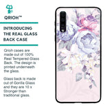 Elegant Floral Glass case for Samsung Galaxy A50