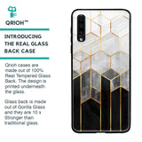Tricolor Pattern Glass Case for Samsung Galaxy A50