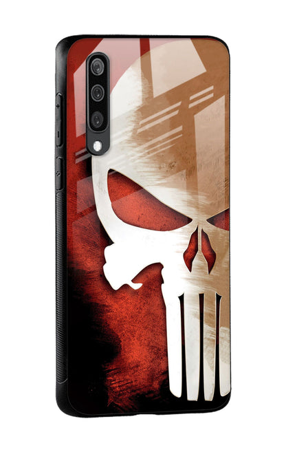 Red Skull Glass Case for Samsung Galaxy A50