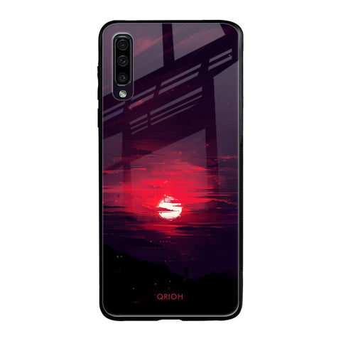 Morning Red Sky Samsung Galaxy A50 Glass Cases & Covers Online