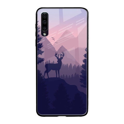 Deer In Night Samsung Galaxy A50 Glass Cases & Covers Online