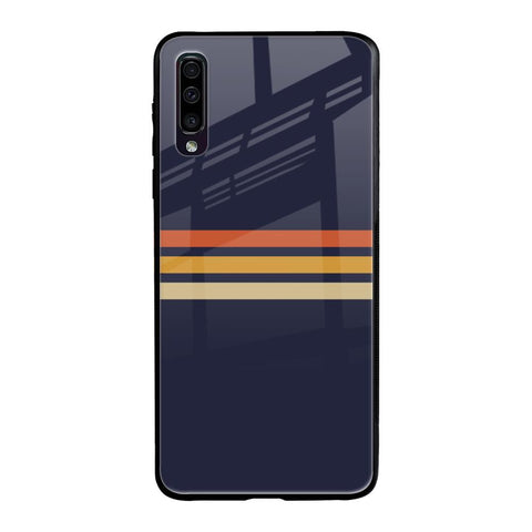 Tricolor Stripes Samsung Galaxy A50 Glass Cases & Covers Online