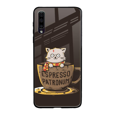Tea With Kitty Samsung Galaxy A50 Glass Cases & Covers Online