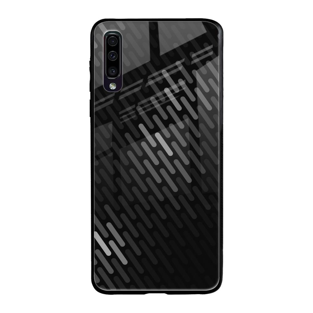 Dark Abstract Pattern Samsung Galaxy A50 Glass Cases & Covers Online