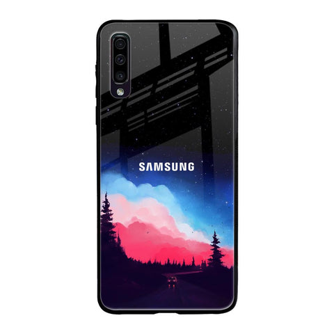 Drive In Dark Samsung Galaxy A50 Glass Cases & Covers Online