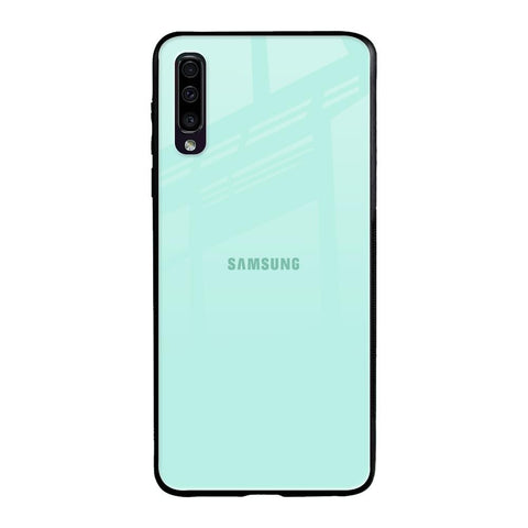Teal Samsung Galaxy A50 Glass Back Cover Online