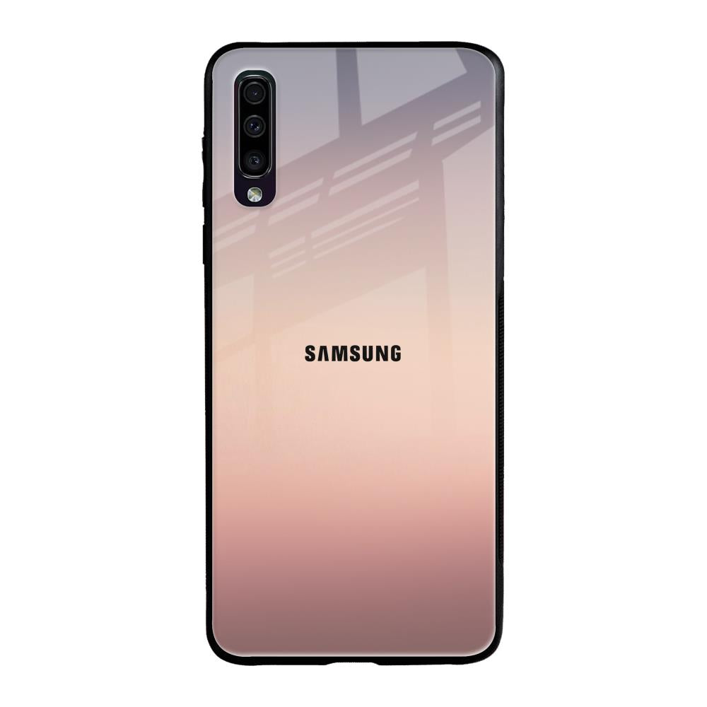 Golden Mauve Samsung Galaxy A50 Glass Back Cover Online