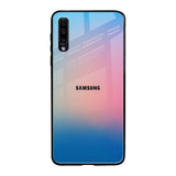 Blue & Pink Ombre Samsung Galaxy A50 Glass Back Cover Online