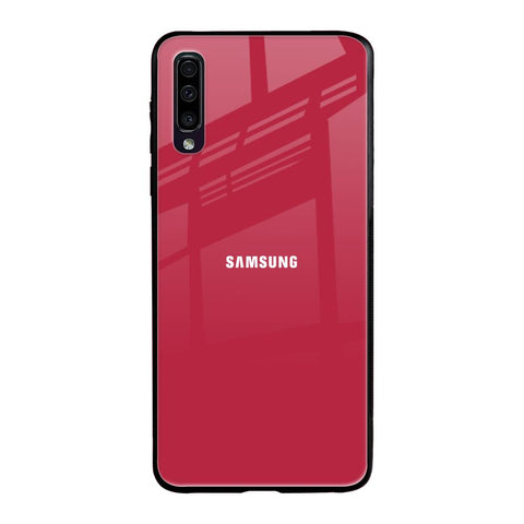 Solo Maroon Samsung Galaxy A50 Glass Back Cover Online