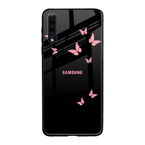 Fly Butterfly Samsung Galaxy A50 Glass Back Cover Online