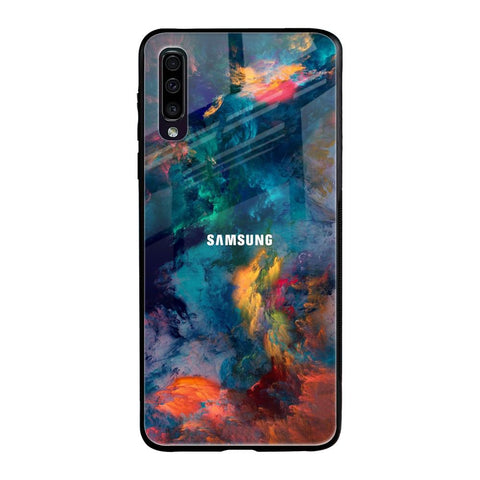 Colored Storm Samsung Galaxy A50 Glass Back Cover Online