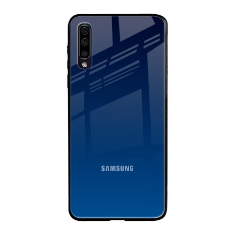 Very Blue Samsung Galaxy A50 Glass Back Cover Online
