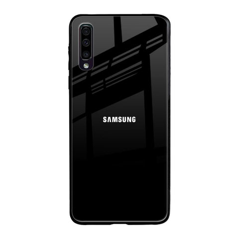Jet Black Samsung Galaxy A50 Glass Back Cover Online