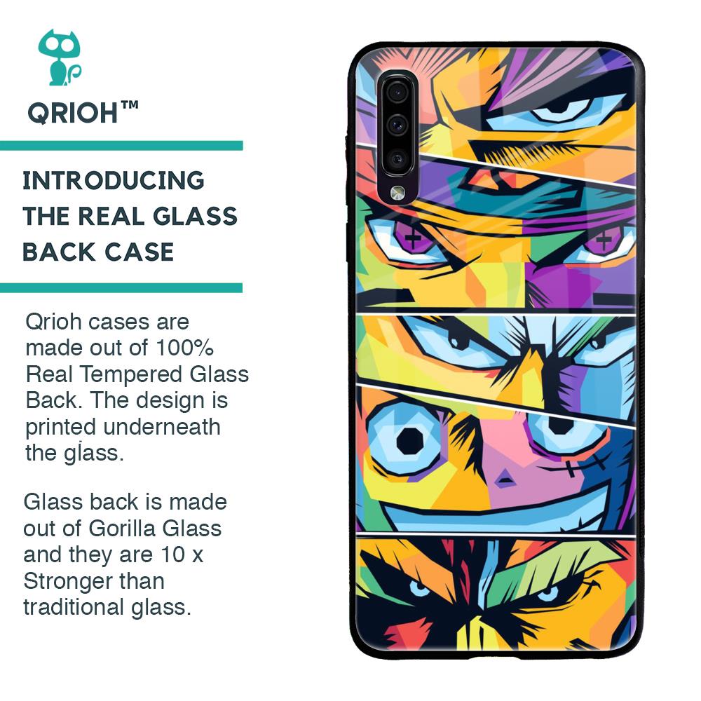 Anime Legends Glass Case for Samsung Galaxy A50