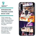 Anime Eyes Glass Case for Samsung Galaxy A50