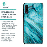Ocean Marble Glass Case for Samsung Galaxy A50