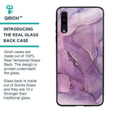 Purple Gold Marble Glass Case for Samsung Galaxy A50