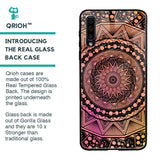 Floral Mandala Glass Case for Samsung Galaxy A50