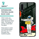 Astronaut on Mars Glass Case for Samsung Galaxy A50