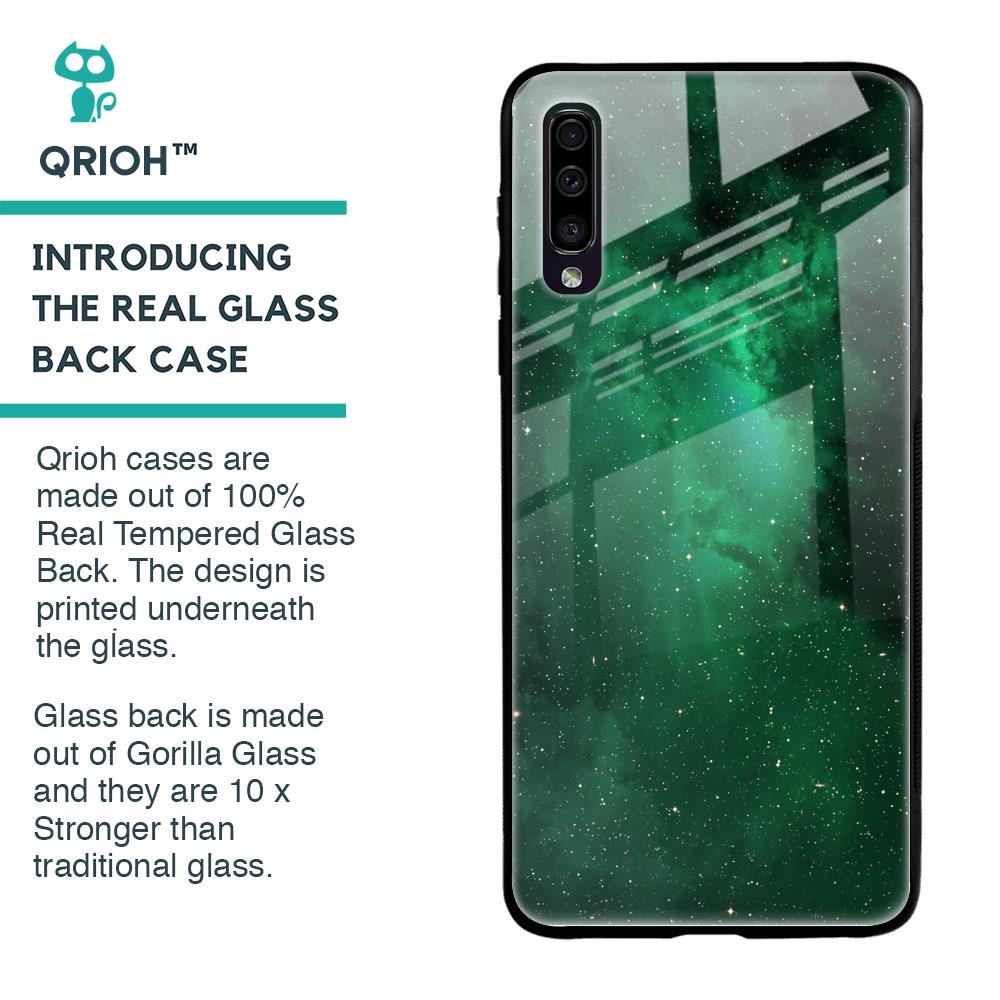 Emerald Firefly Glass Case For Samsung Galaxy A50