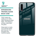 Hunter Green Glass Case For Samsung Galaxy A50