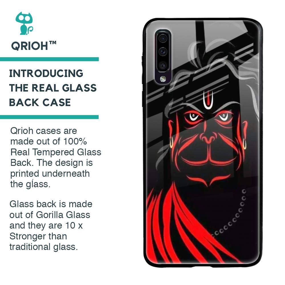 Lord Hanuman Glass Case For Samsung Galaxy A50