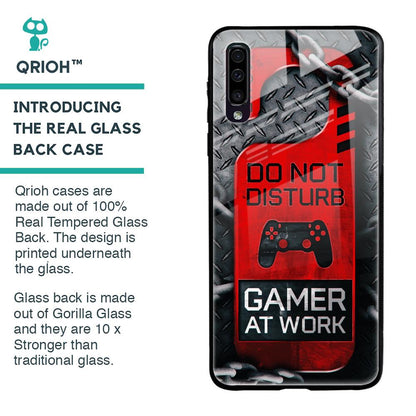 Do No Disturb Glass Case For Samsung Galaxy A50
