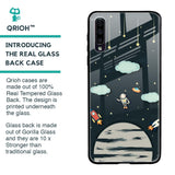 Astronaut Dream Glass Case For Samsung Galaxy A50