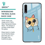 Adorable Cute Kitty Glass Case For Samsung Galaxy A50