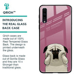 Funny Pug Face Glass Case For Samsung Galaxy A50