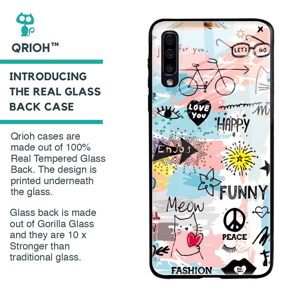 Just For You Glass Case For Samsung Galaxy A50