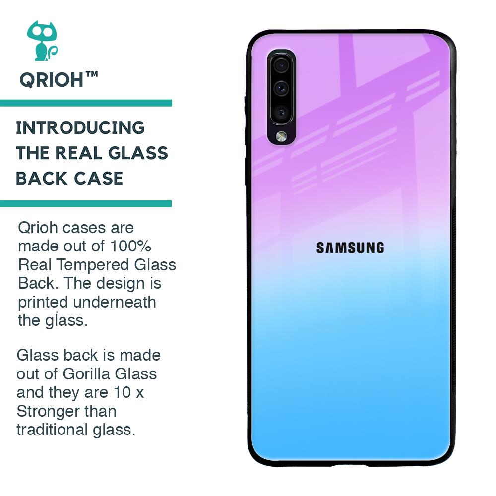 Unicorn Pattern Glass Case for Samsung Galaxy A50