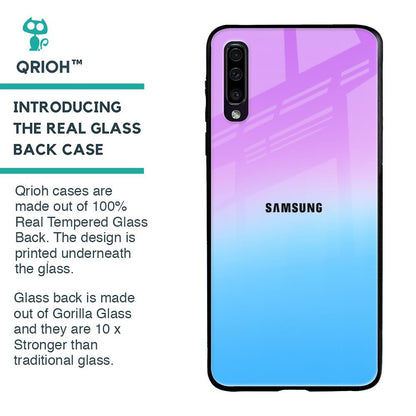 Unicorn Pattern Glass Case for Samsung Galaxy A50