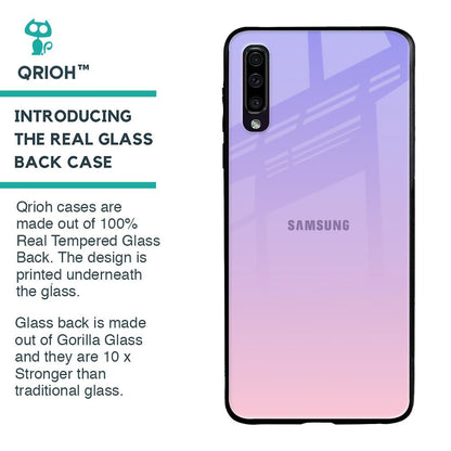 Lavender Gradient Glass Case for Samsung Galaxy A50