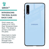 Pastel Sky Blue Glass Case for Samsung Galaxy A50