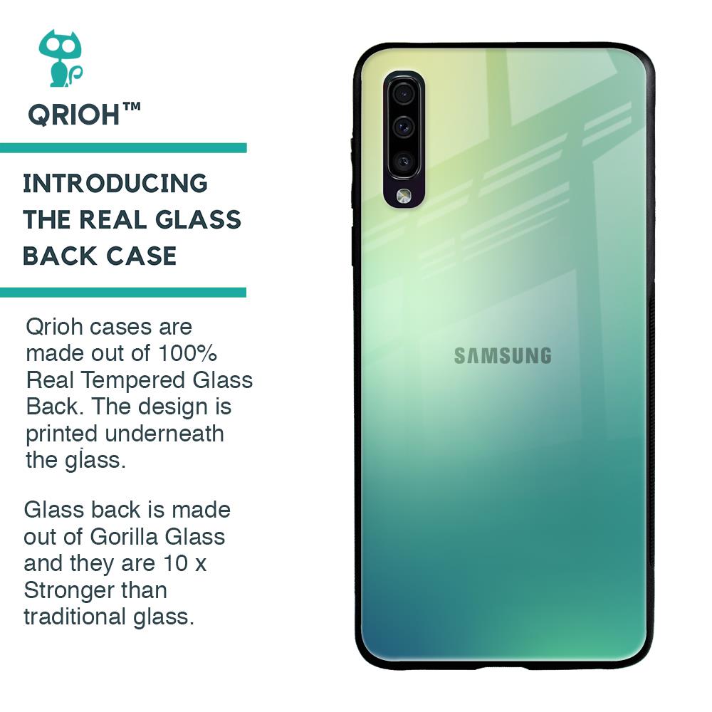 Dusty Green Glass Case for Samsung Galaxy A50