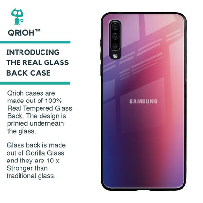 Multi Shaded Gradient Glass Case for Samsung Galaxy A50